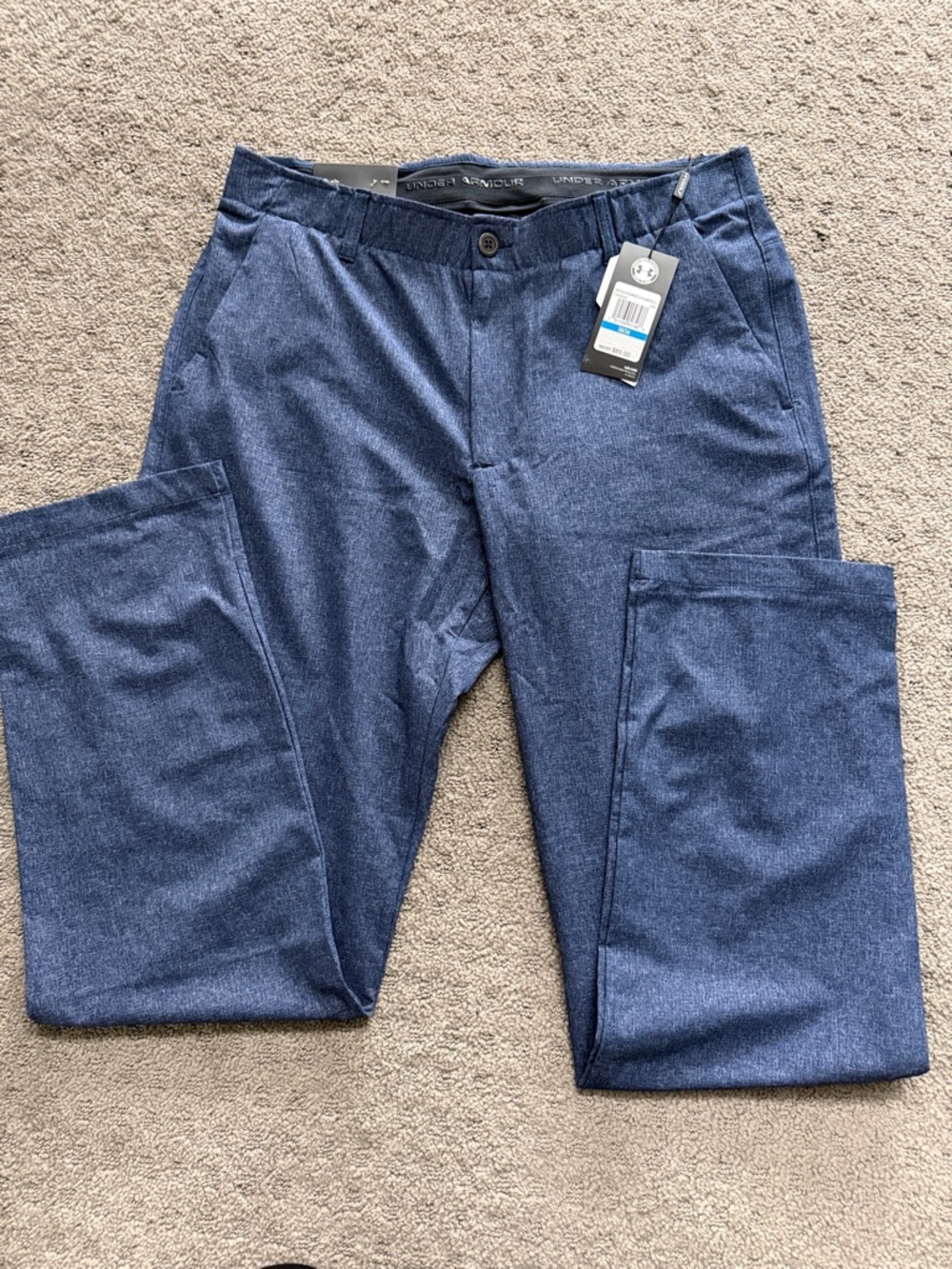 Under Armour Men's Navy Heather Performance Chinos